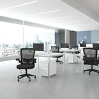 Chaise de bureau BOSS à bras rabattables en maille