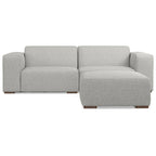 Ensemble canapé modulable 2 places et pouf WYNDENHALL Biggs