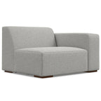 Ensemble canapé modulable 2 places et pouf WYNDENHALL Biggs