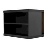 Table basse extensible avec 2 tiroirs de rangement