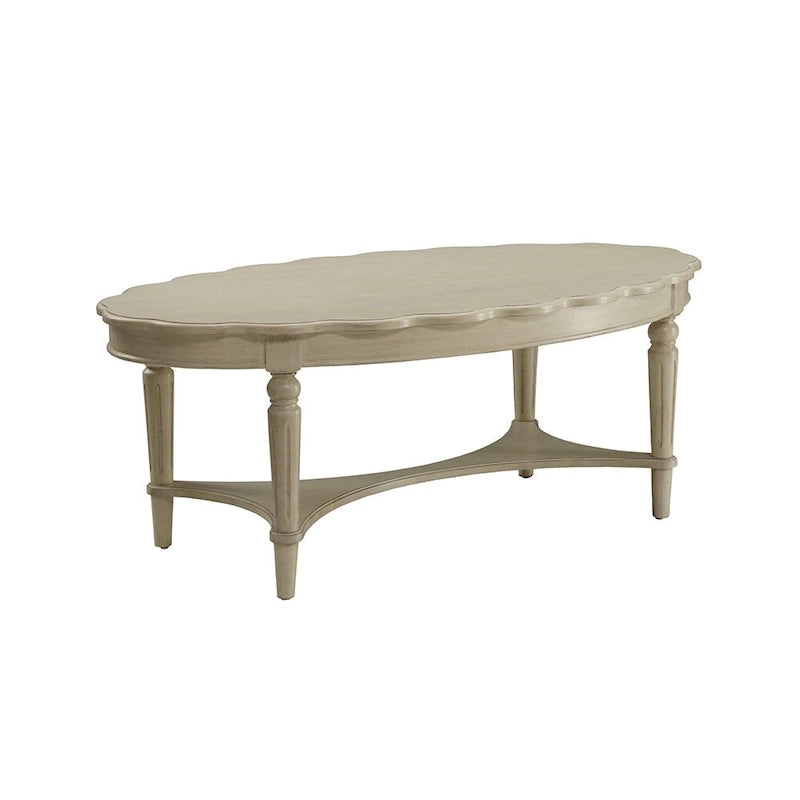 Table basse ACME Fordon en blanc antique