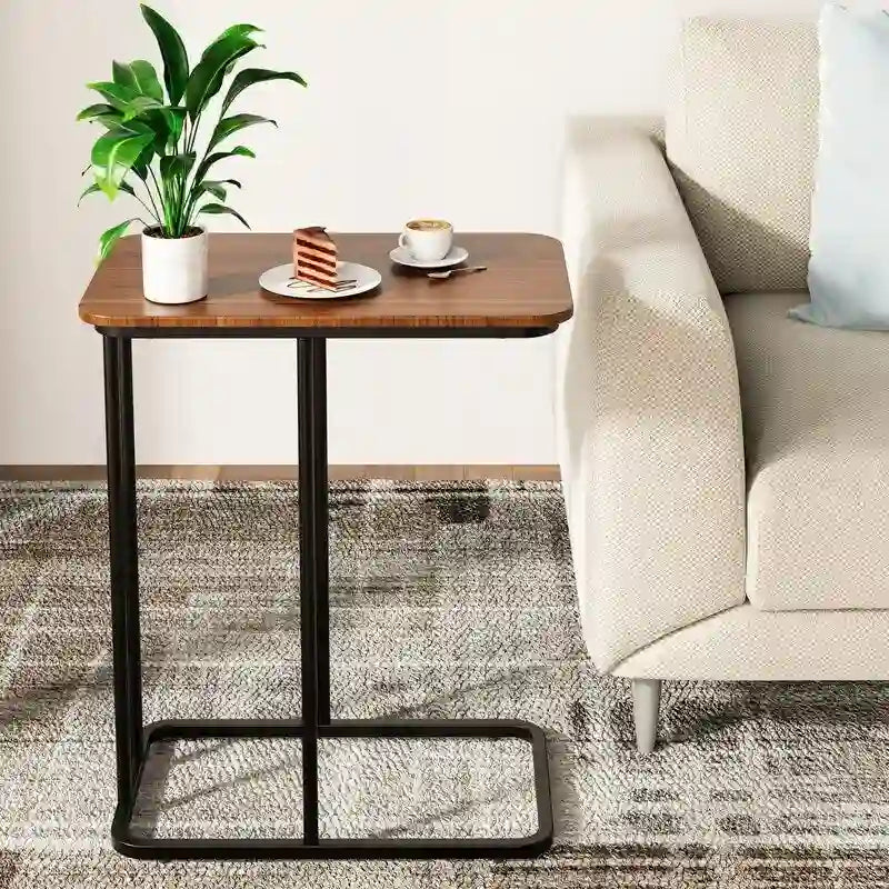 Petite table d'appoint pour salon, table de chevet/table basse pour canapé, table basse pour chambre à coucher