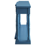 Console rétro avec 4 tiroirs de rangement en façade et 1 étagère