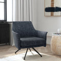 Fauteuil pivotant rembourré Aura par East at Main - 29,5 x 28,5 x 31
