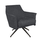 Fauteuil pivotant rembourré Aura par East at Main - 29,5 x 28,5 x 31