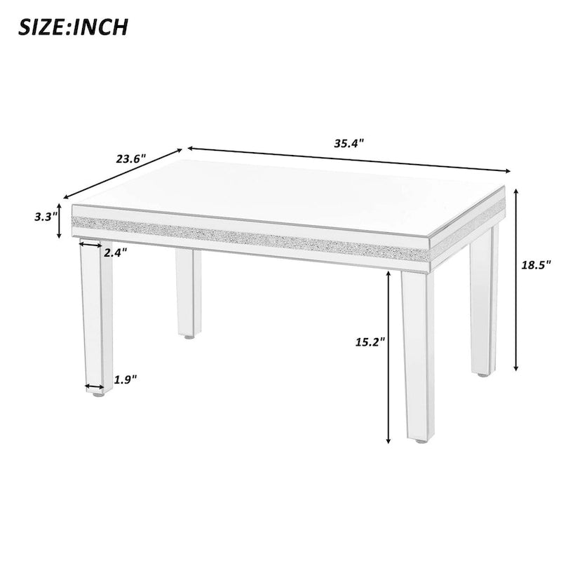 Ensemble de 3 tables basses et 2 tables d'appoint