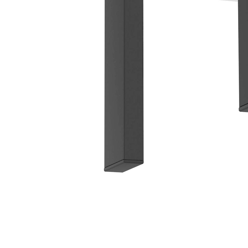 Ensemble de 2, table basse/table d'appoint moderne en verre trempé