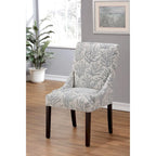 Chaise de salle à manger Marie à accoudoirs inclinés, style transitionnel