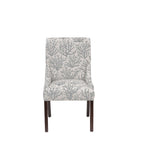 Chaise de salle à manger Marie à accoudoirs inclinés, style transitionnel