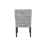 Chaise de salle à manger Marie à accoudoirs inclinés, style transitionnel