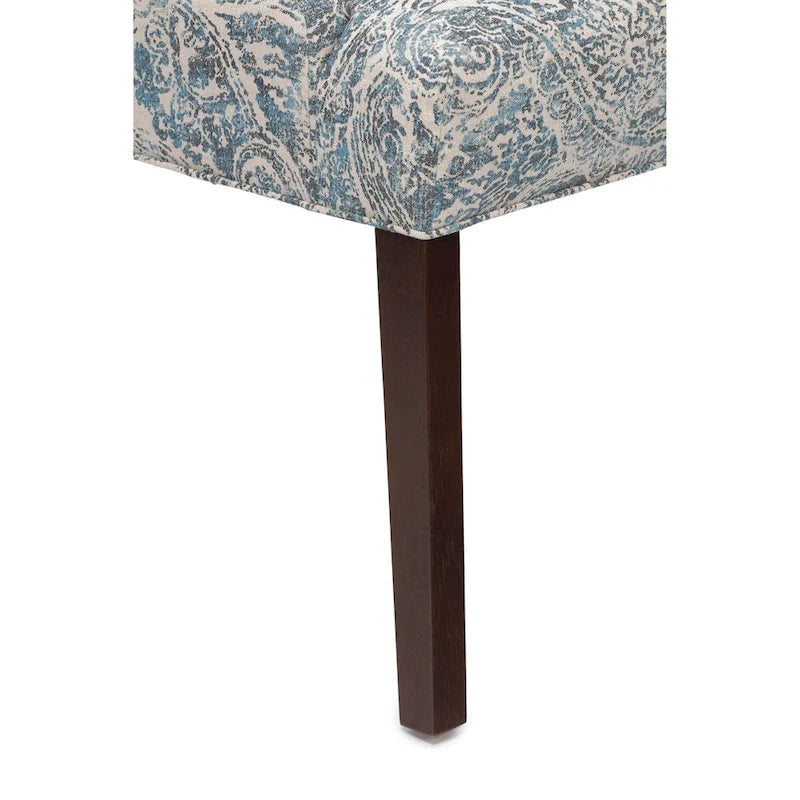 Chaise de salle à manger Marie à accoudoirs inclinés, style transitionnel
