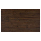 Table de salle à manger rectangulaire de style campagnard de 60 pouces avec 4 chaises rembourrées et un banc
