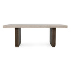 Table de salle à manger Ollie 82 en stratifié travertin brun de Kosas Home