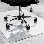 Tapis de protection robuste Glaciermat pour chaises en verre, adapté aux sols durs et aux moquettes - 48 x 60