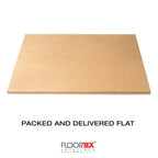 Tapis de protection robuste Glaciermat pour chaises en verre, adapté aux sols durs et aux moquettes - 48 x 60