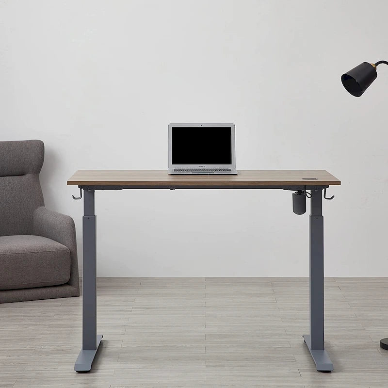 Bureau assis-debout électrique KOWO, hauteur réglable de 122 cm (48 pouces), avec position mémorisable, pour bureau à domicile.