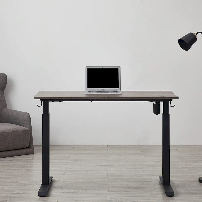 Bureau assis-debout électrique KOWO, hauteur réglable de 122 cm (48 pouces), avec position mémorisable, pour bureau à domicile.