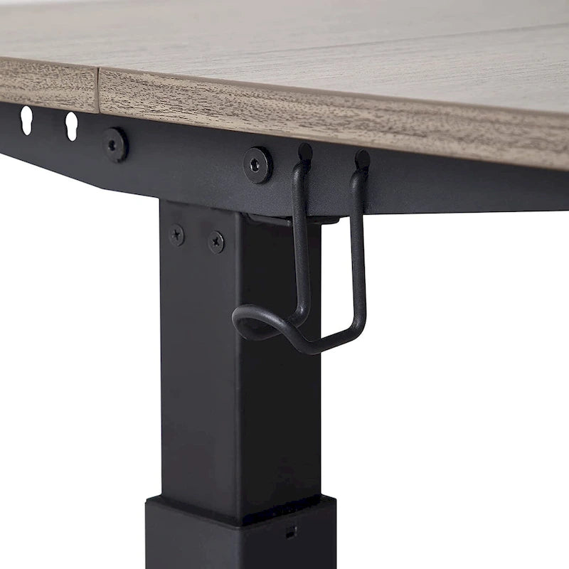 Bureau assis-debout électrique KOWO, hauteur réglable de 122 cm (48 pouces), avec position mémorisable, pour bureau à domicile.