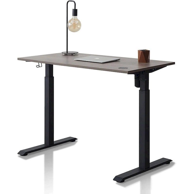 Bureau assis-debout électrique KOWO, hauteur réglable de 122 cm (48 pouces), avec position mémorisable, pour bureau à domicile.