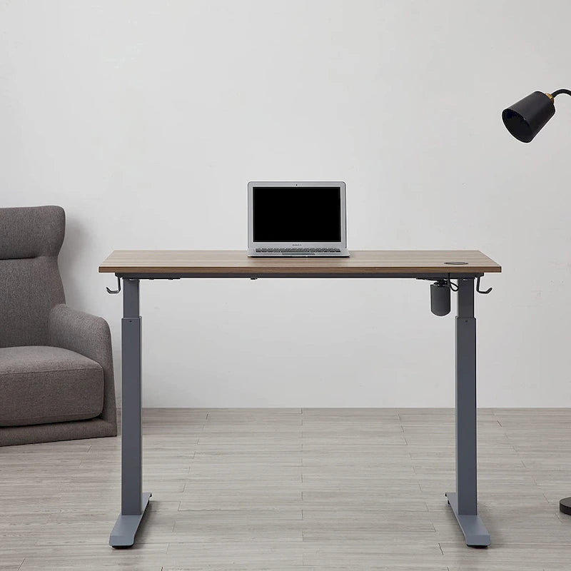 Bureau assis-debout électrique KOWO, hauteur réglable de 122 cm (48 pouces), avec position mémorisable, pour bureau à domicile.