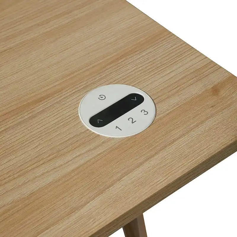 Bureau assis-debout électrique KOWO, hauteur réglable de 122 cm (48 pouces), avec position mémorisable, pour bureau à domicile.