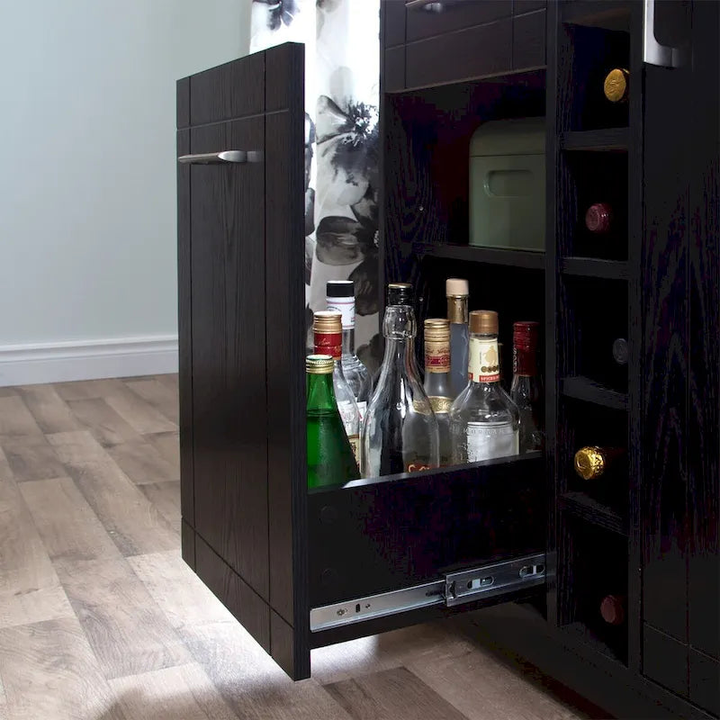 Meuble bar South Shore Vietti avec rangement pour bouteilles et verres