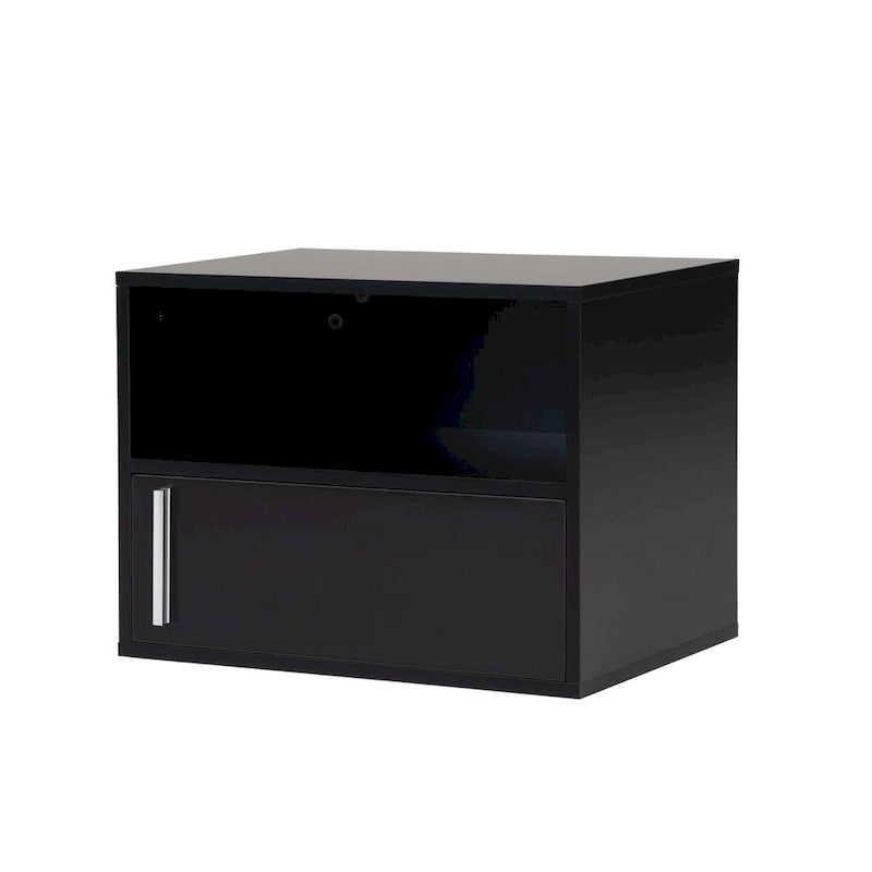 Ensemble de 2 tables de chevet murales en bois
