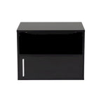 Ensemble de 2 tables de chevet murales en bois