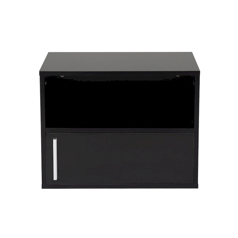 Ensemble de 2 tables de chevet murales en bois