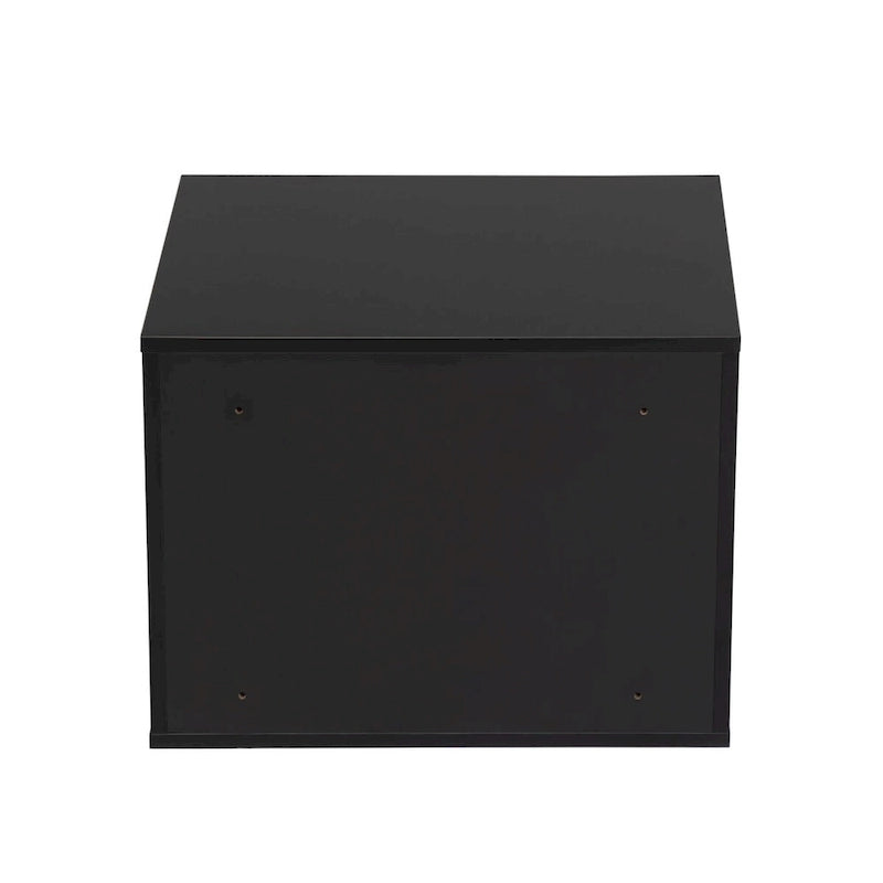 Ensemble de 2 tables de chevet murales en bois