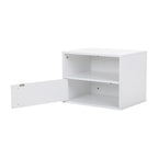 Ensemble de 2 tables de chevet murales en bois