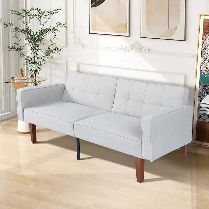 Canapé-lit futon en mousse à mémoire de forme, canapé-lit convertible, canapé deux places pliable