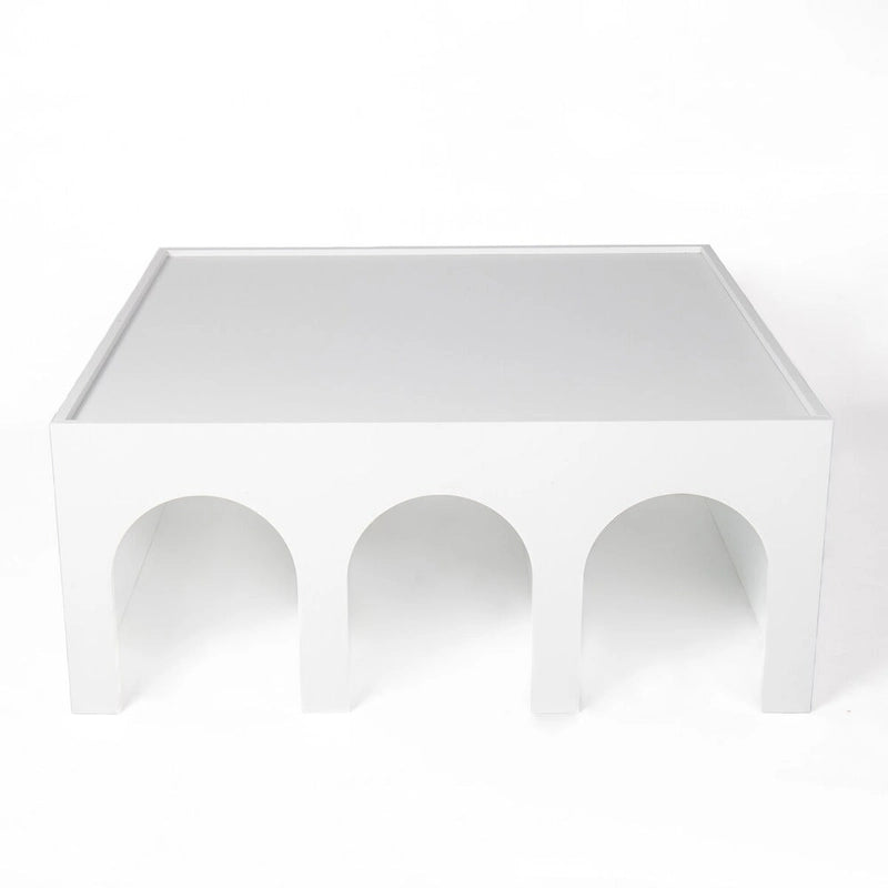 Étagère multifonctionnelle blanche à 4 niveaux faisant également office de table basse, bibliothèque de sol créative et minimaliste, étagères de rangement.