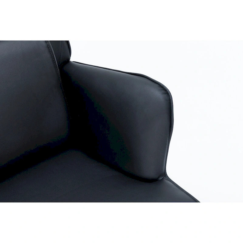 Fauteuil à bascule, fauteuil berçant, fauteuil d'appoint à bascule avec coussin lombaire et repose-pieds pour chambre d'enfant/salon/chambre à coucher