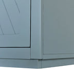Buffet classique à 4 portes avec rangement ouvert et étagères réglables