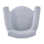 Fauteuils de salle à manger rembourrés avec pieds en métal pour la maison, la cuisine, le salon (lot de 2)