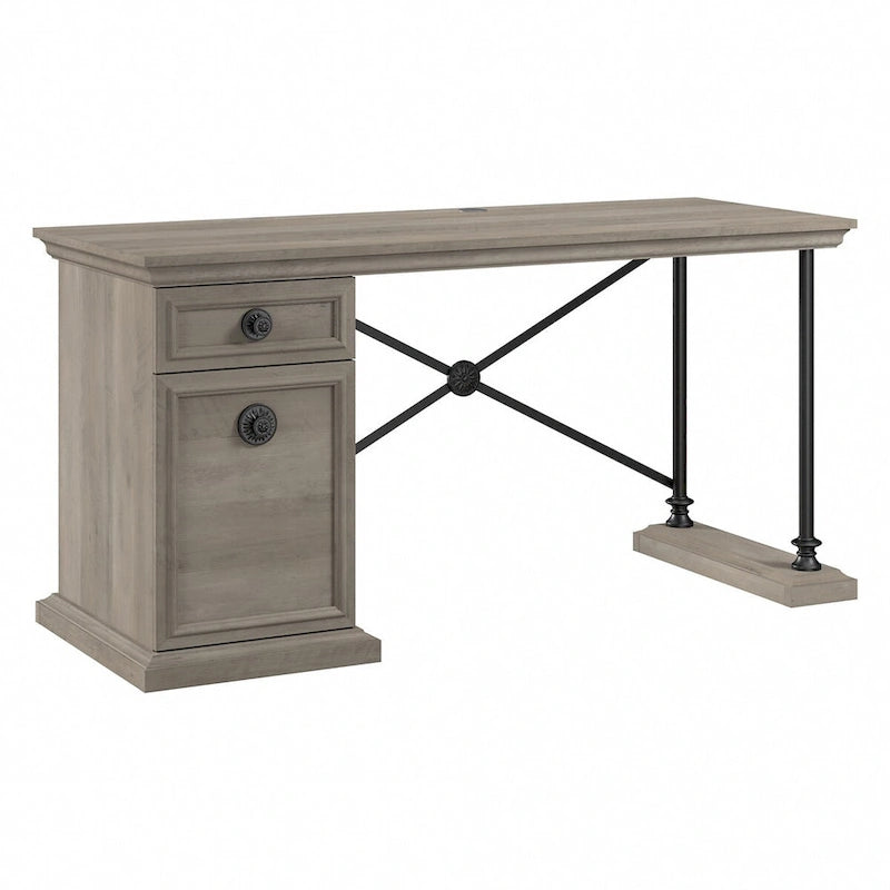 Bureau design Coliseum 60W avec rangement par Bush Furniture