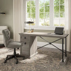 Bureau design Coliseum 60W avec rangement par Bush Furniture