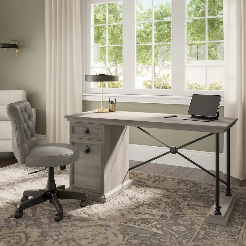 Bureau design Coliseum 60W avec rangement par Bush Furniture