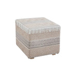 Tabouret ottoman carré rembourré Mazatlan