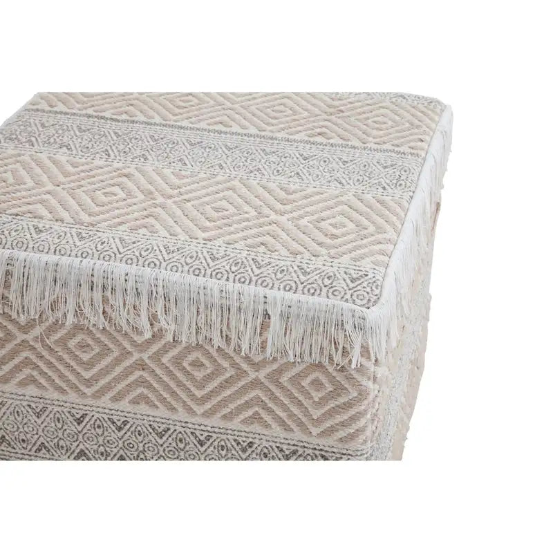 Tabouret ottoman carré rembourré Mazatlan