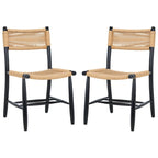 Chaises de salle à manger en corde SAFAVIEH Home Masha 43 cm [LOT DE 2] - 51 cm L x 56 cm P x 86 cm H
