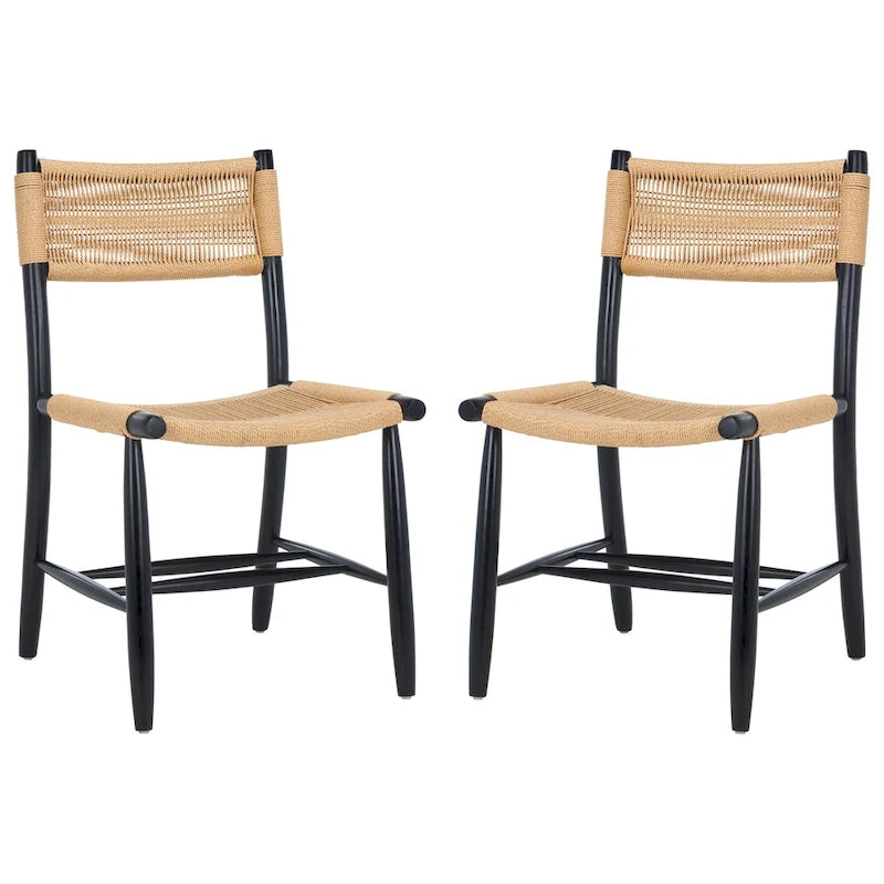 Chaises de salle à manger en corde SAFAVIEH Home Masha 43 cm [LOT DE 2] - 51 cm L x 56 cm P x 86 cm H
