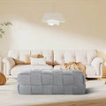 Grand banc ottoman moderne en tissu respirant 3D