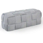 Grand banc ottoman moderne en tissu respirant 3D
