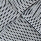 Grand banc ottoman moderne en tissu respirant 3D