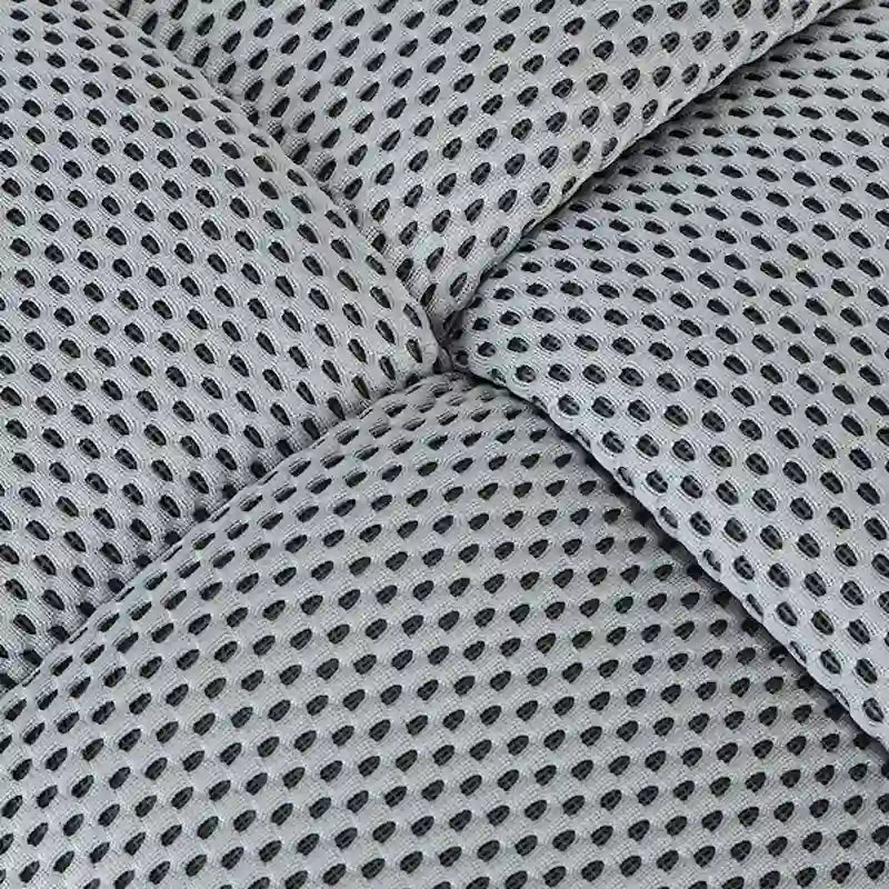 Grand banc ottoman moderne en tissu respirant 3D